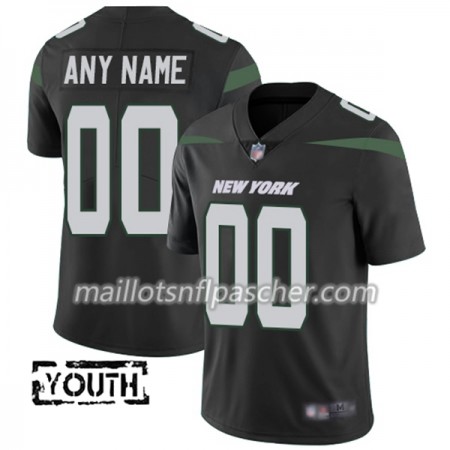 Maillot New York Jets Custom Nike Noir - Enfant